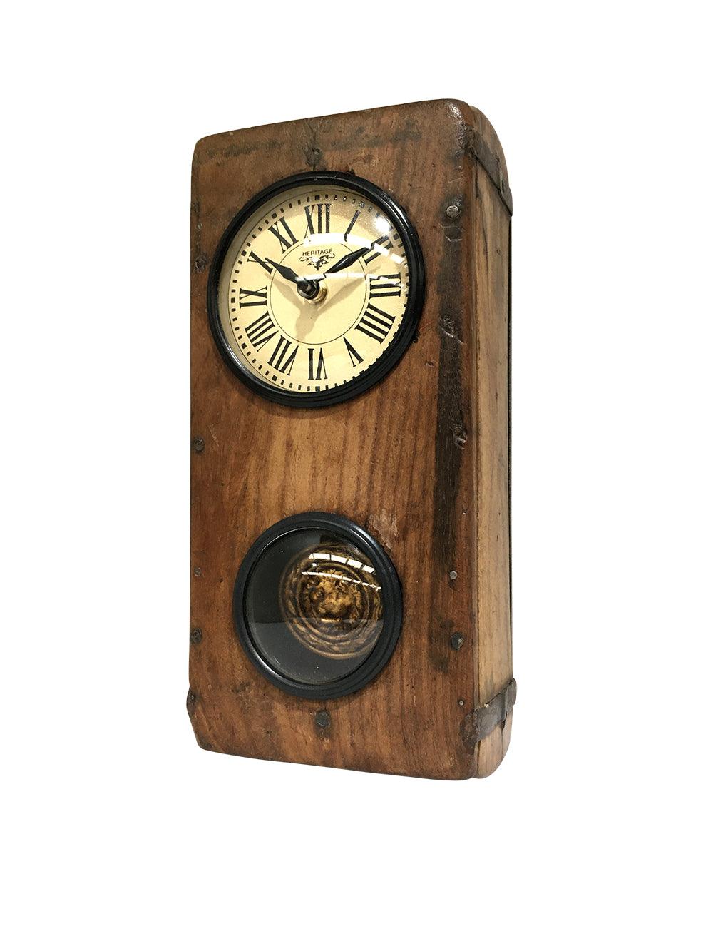 Wall Clock - Brick Mould With Pendulum - Harrogates