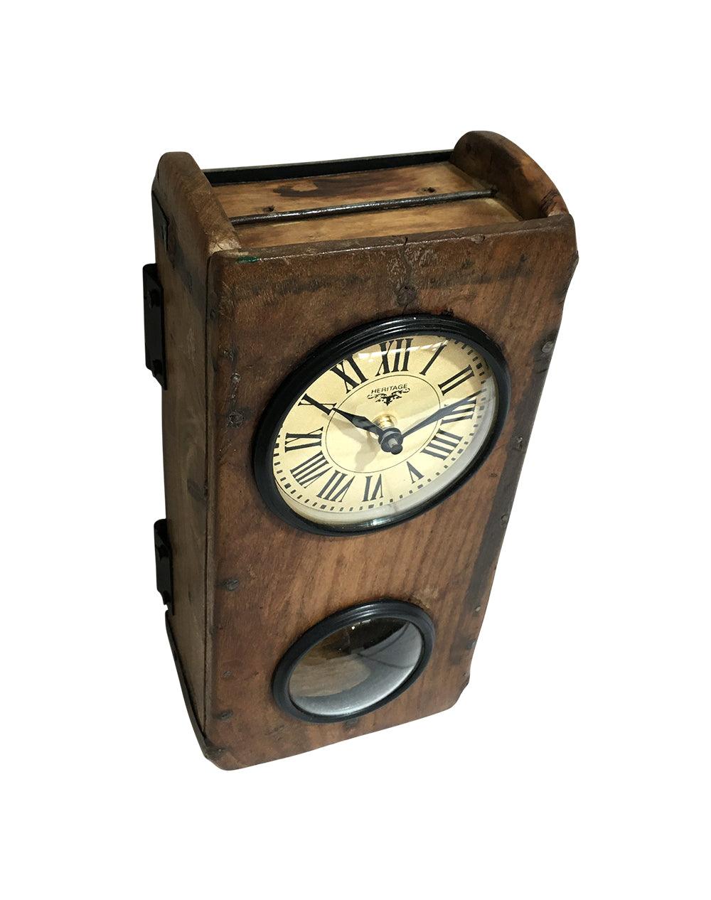 Wall Clock - Brick Mould With Pendulum - Harrogates