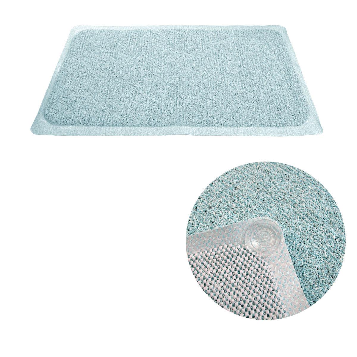 Loofah Shower Mat Blue - Harrogates