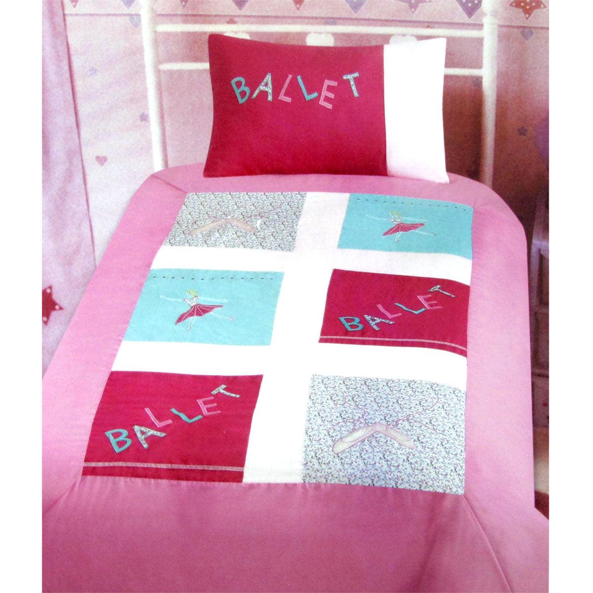 Ballerina Embroidered Quilt Cover Set Single - Harrogates