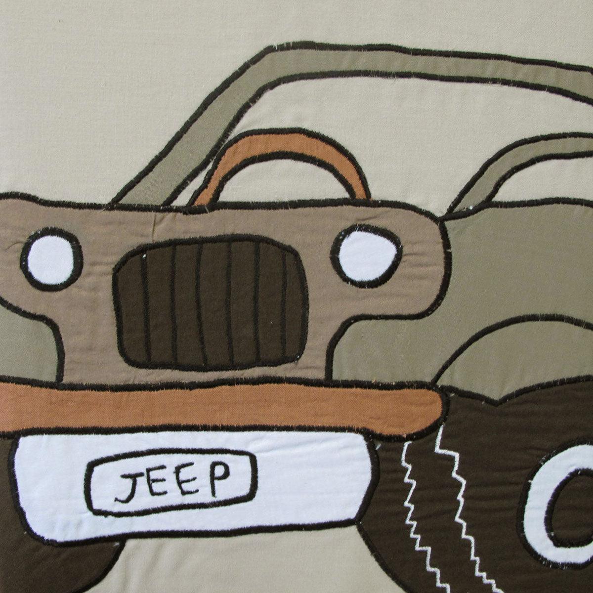 Jeep Classics Embroidered Quilt Cover Set Single - Harrogates