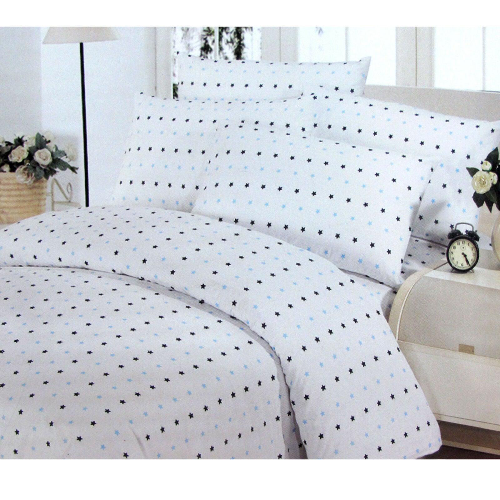 Polyester Cotton Stars Quilt Cover Set Double - Harrogates