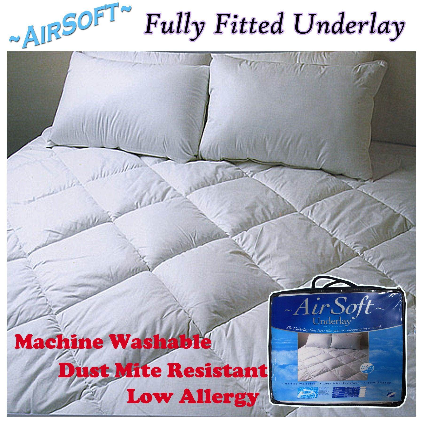 Air Soft Fully Fitted Underlay KING SINGLE - Harrogates