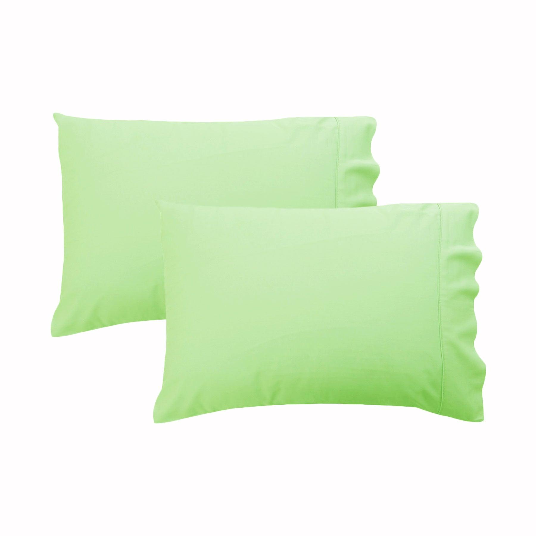 280TC Luxury Percale Standard Pillowcases Apple - Harrogates