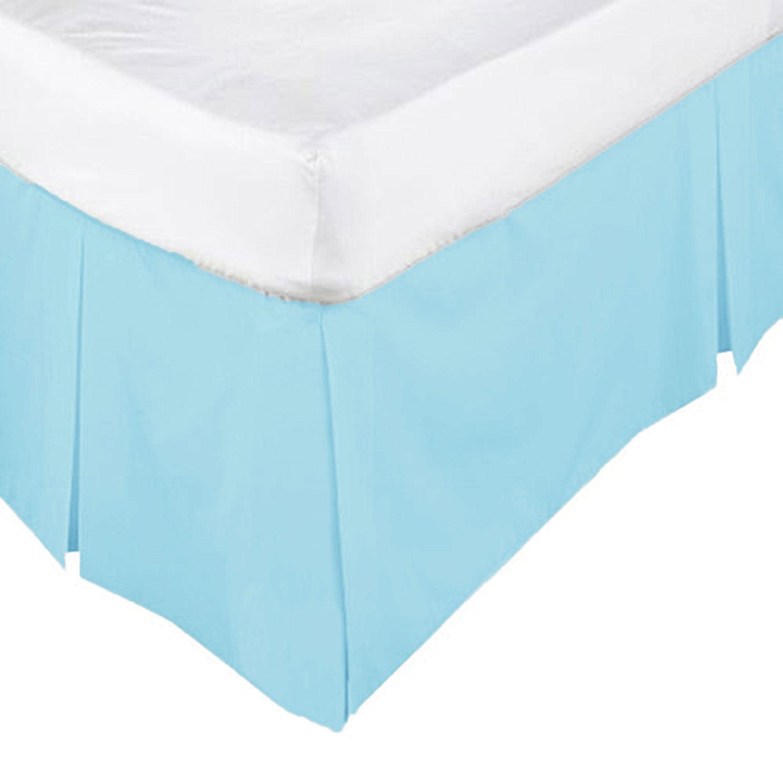ASSUN Box Pleated Valance Aqua King - Harrogates