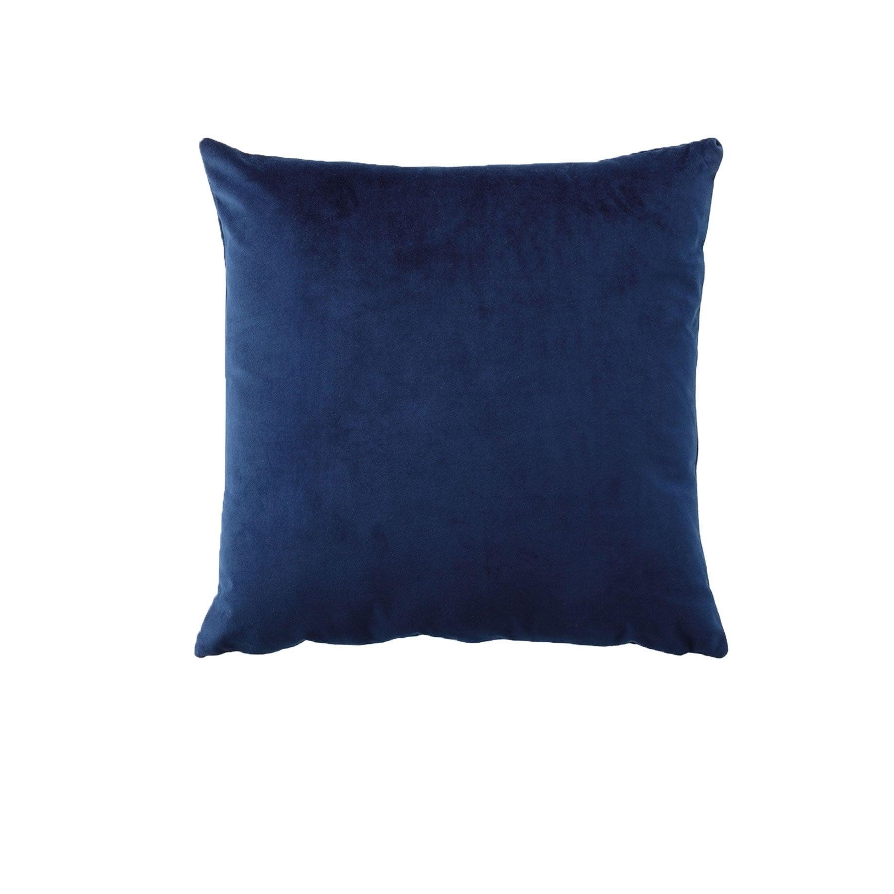 Bianca Vivid Coordinate Velvet Indigo Square Cushion - Harrogates