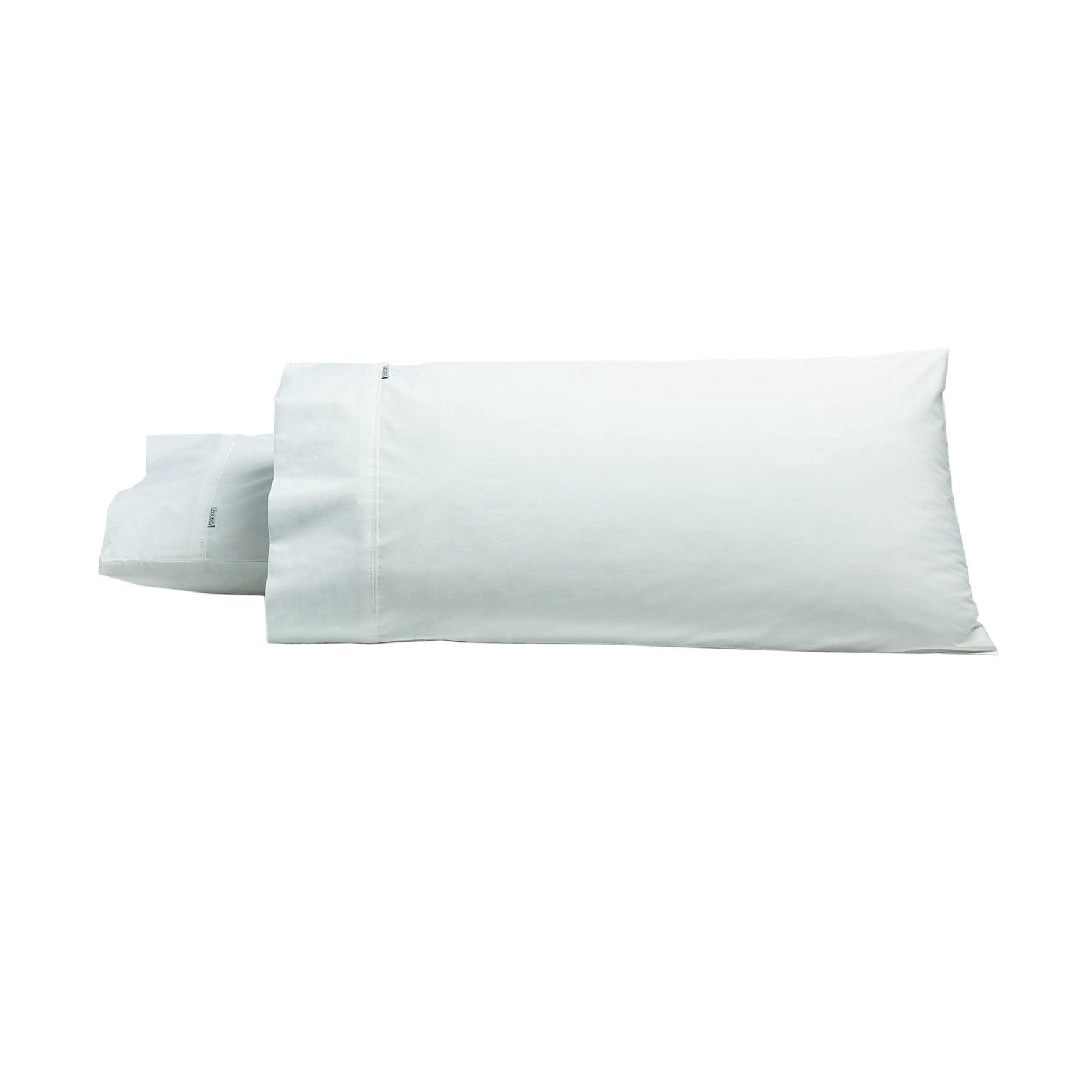 Bianca Pair of Heston Cotton Percale King Pillowcases White - Harrogates