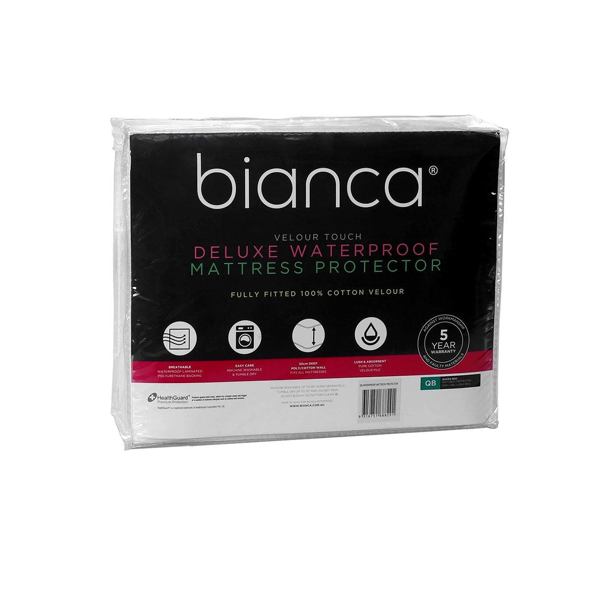 Bianca Deluxe Waterproof Pillow Protector Twin Pack Standard - Harrogates