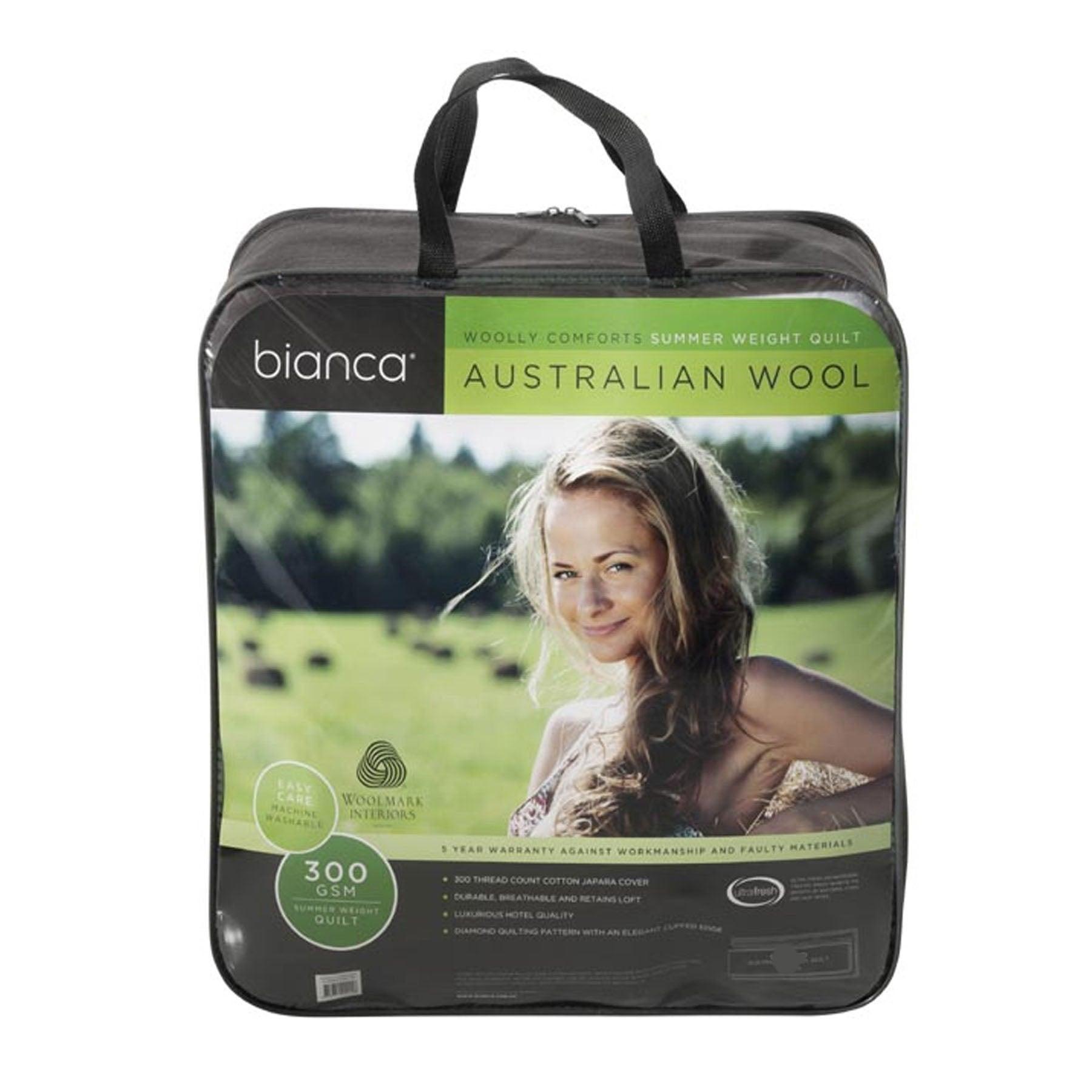 Bianca 300GSM Woolly Comforts Summer Wool Quilt Double - Harrogates