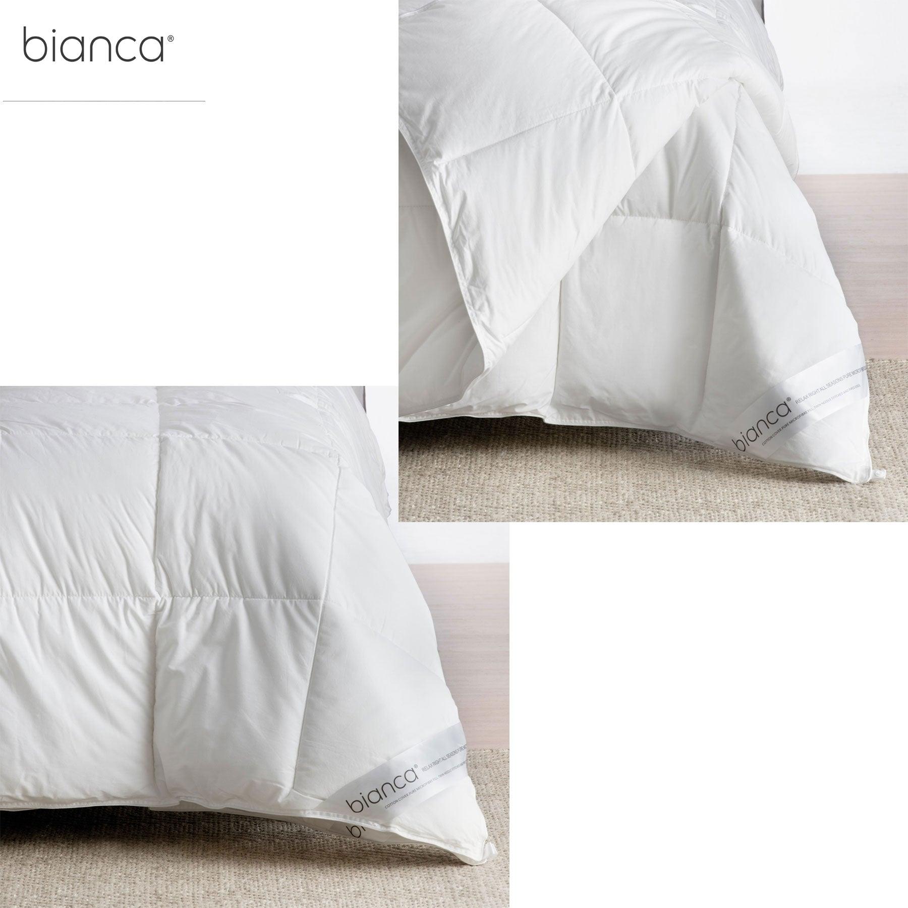 Bianca Pure Microfibre All Seasons Quilt Double - Harrogates