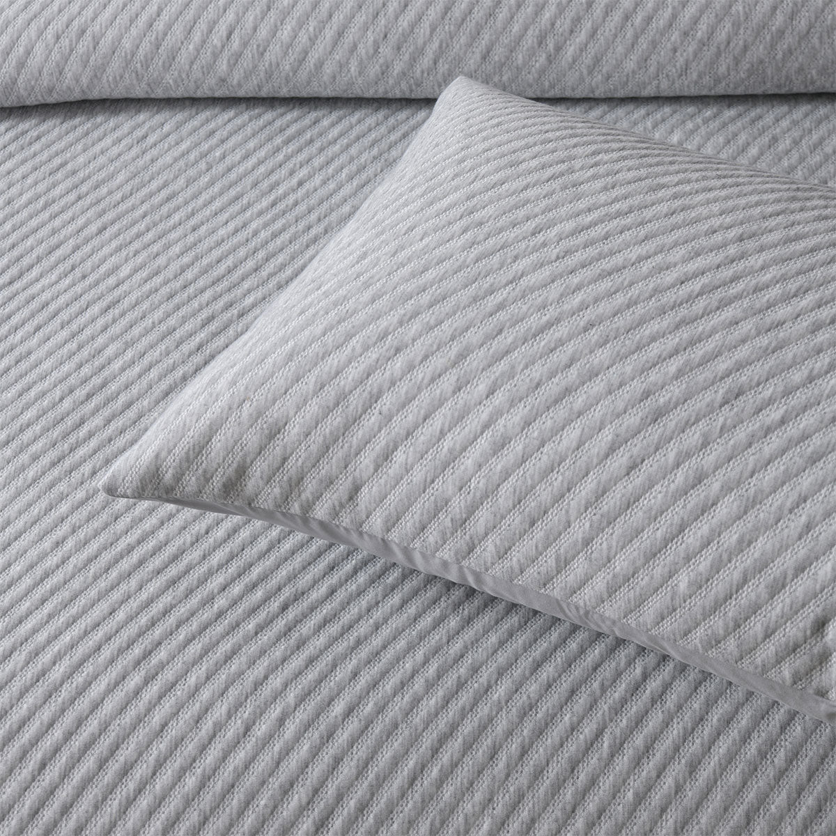 Bianca Pesaro Grey Polyester Cotton Quilt Cover Set King