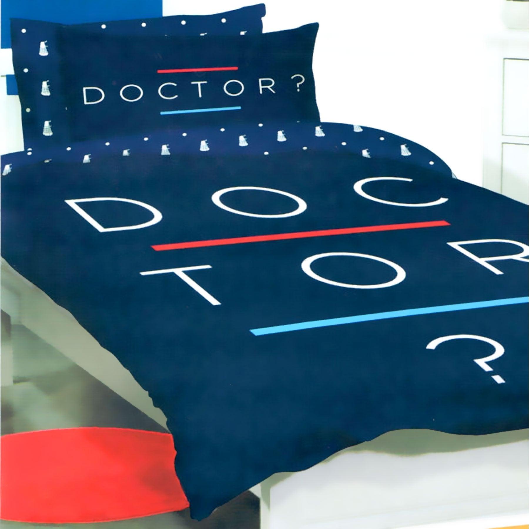 Doctor Who Quilt Cover Set Queen - Harrogates