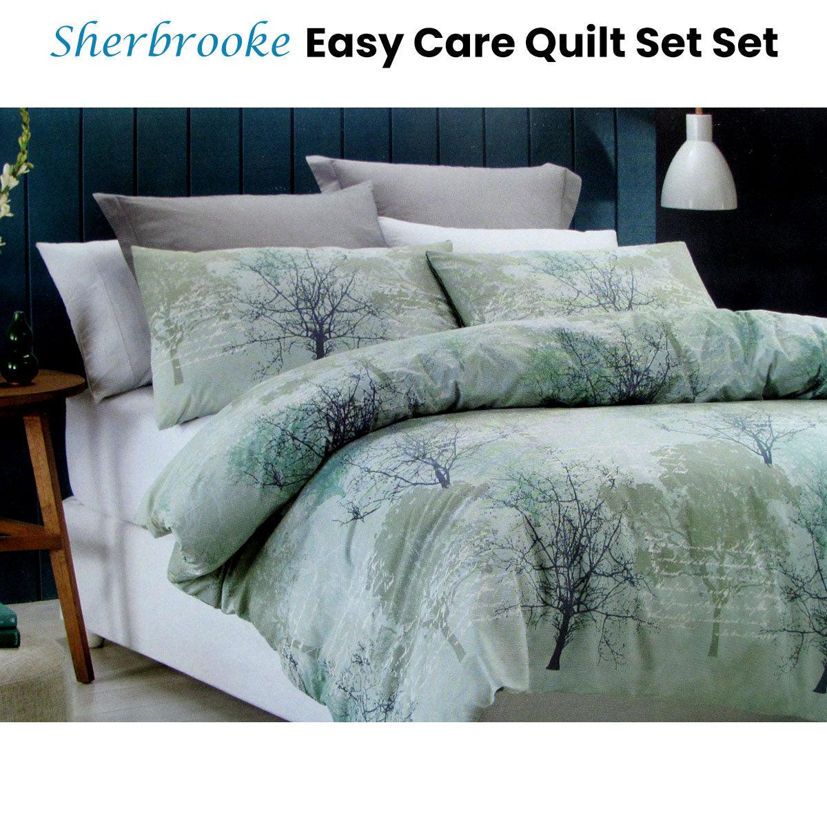 Belmondo Sherbrooke Forest Easy Care Quilt Cover Set King - Harrogates