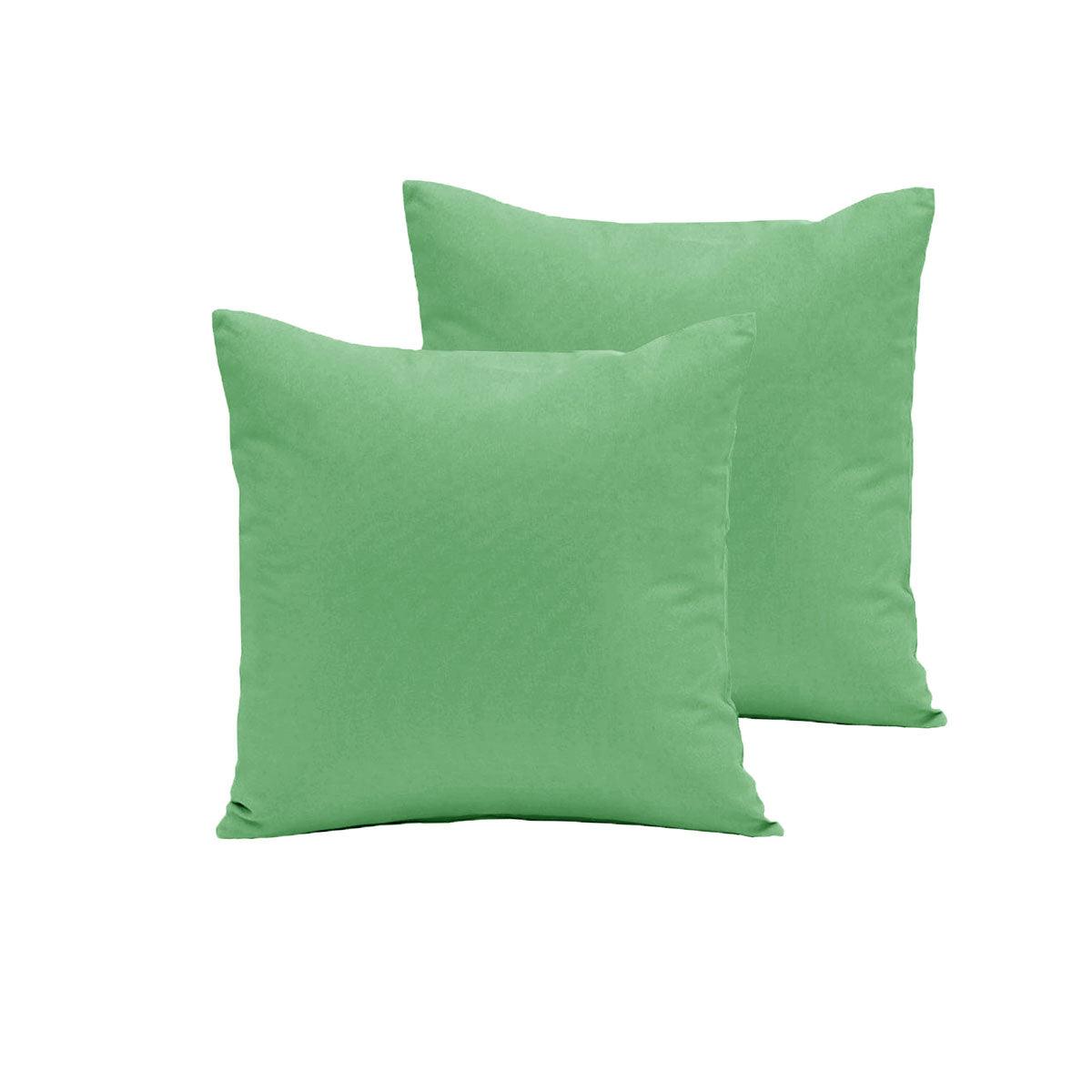 Pair of Polyester Cotton European Pillowcases Frost - Harrogates