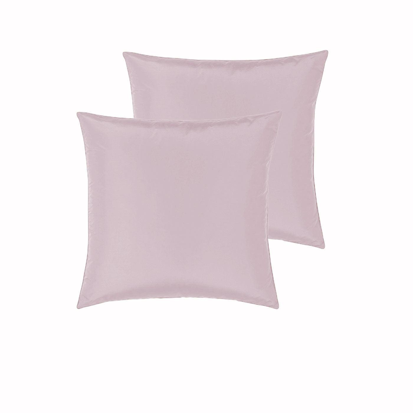 PepperMIll Satin European Pillowcases ( Pair ) CORAL - Harrogates