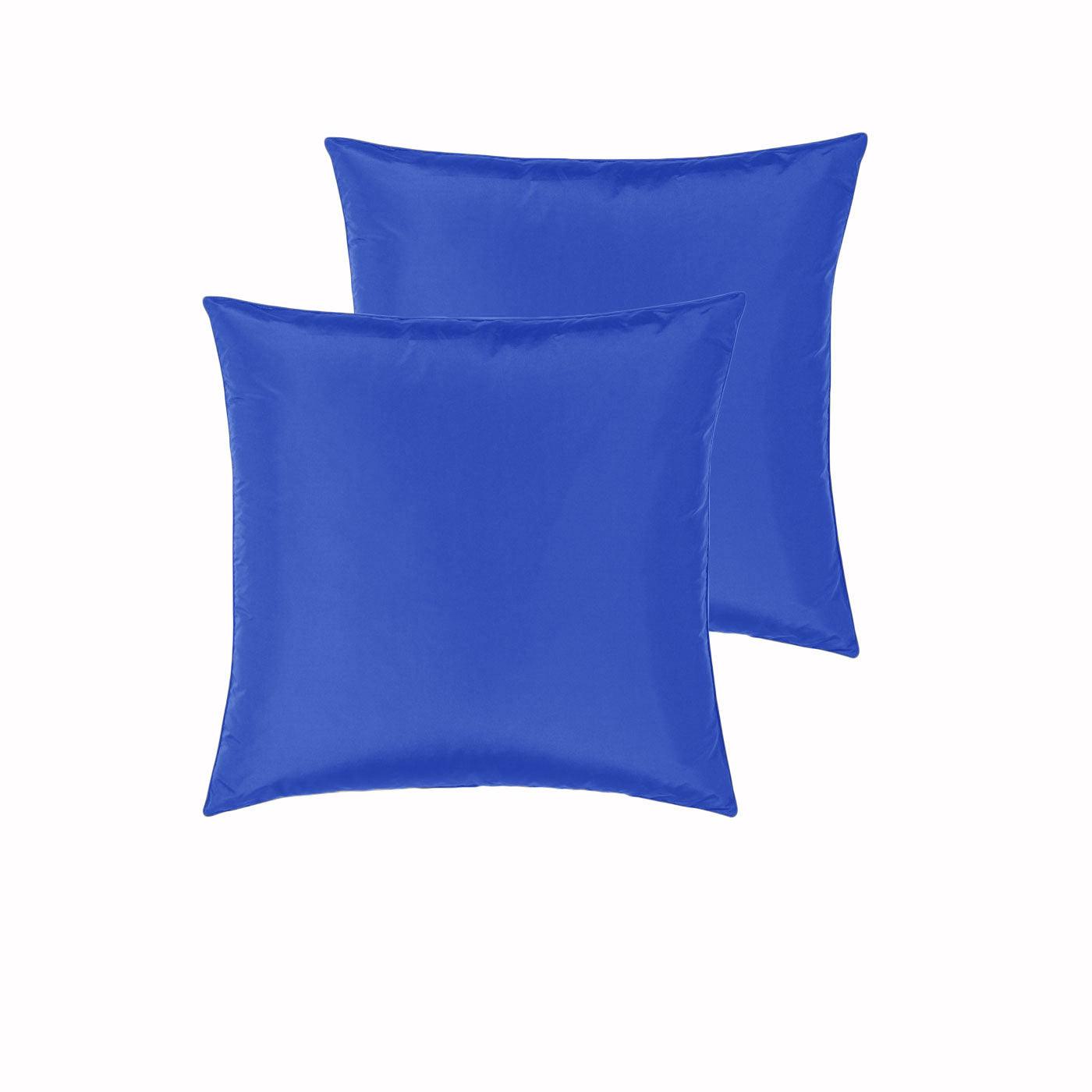 PepperMIll Satin European Pillowcases ( Pair ) ELEC BLUE - Harrogates