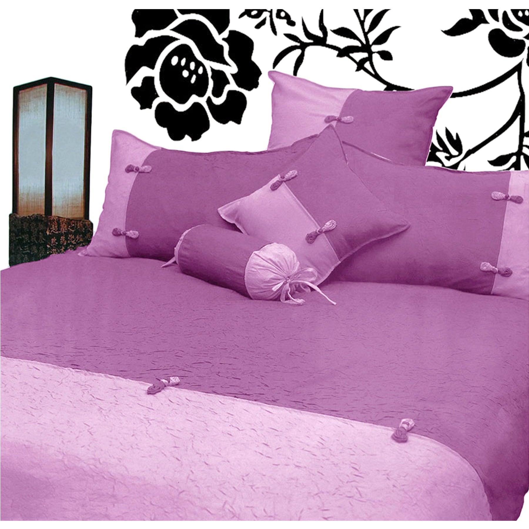 Phase 2 Scrunchie Orchid Quilt Cover Set QUEEN - Harrogates