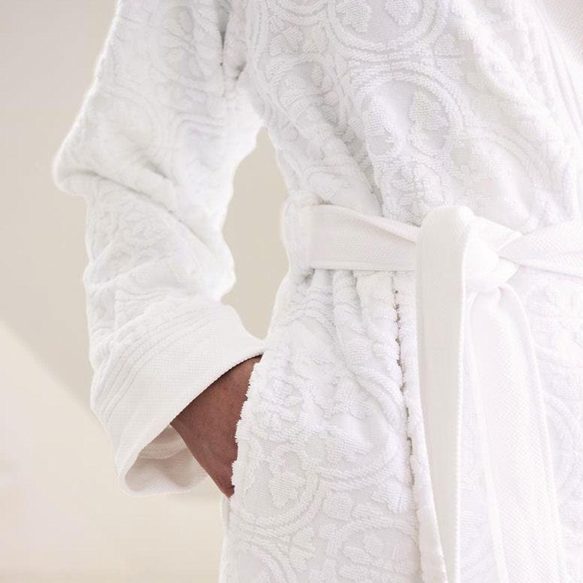 PIP Studio Mosaic de Pip White Cotton Bathrobe XX-Large - Harrogates
