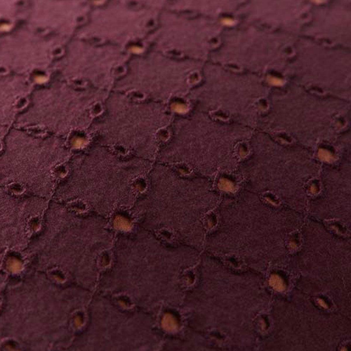 Bedding House Chelsy Plum (Also Known as Purple) Square Filled Cushion 40cm x 40cm - Harrogates