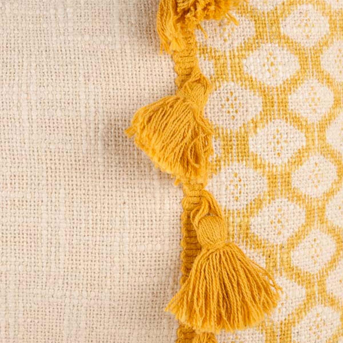 Accessorize Eleni Ochre Rectangular Filled Cushion 30cm x 50cm - Harrogates