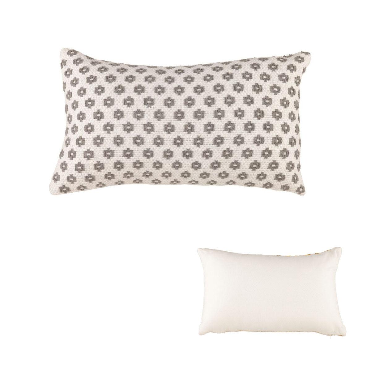 Accessorize Norah Grey Rectangular Filled Cushion 30cm x 50cm - Harrogates