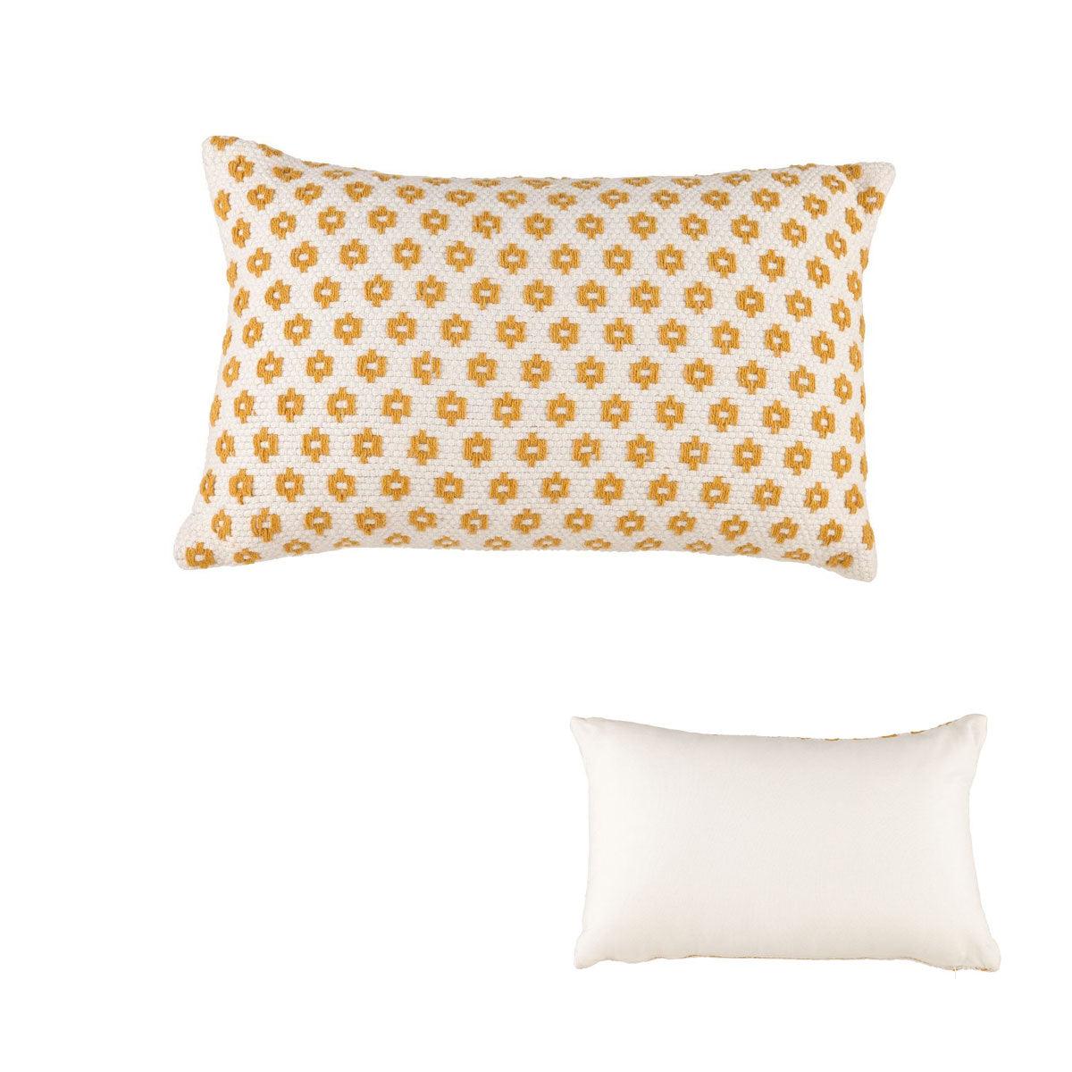 Accessorize Norah Ochre Rectangular Filled Cushion 30cm x 50cm - Harrogates