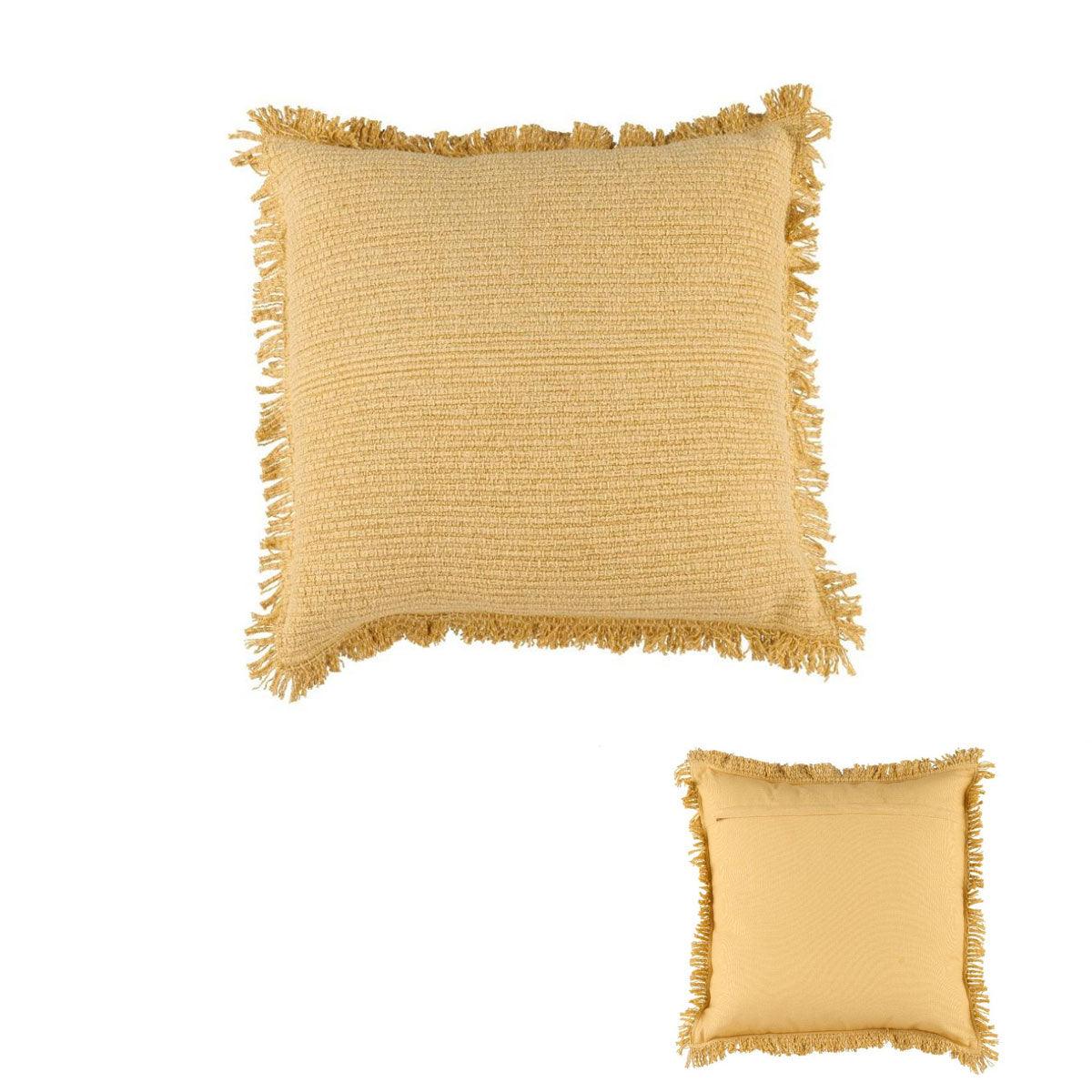 Accessorize Nova Yellow Square Filled Cushion 45cm x 45cm - Harrogates
