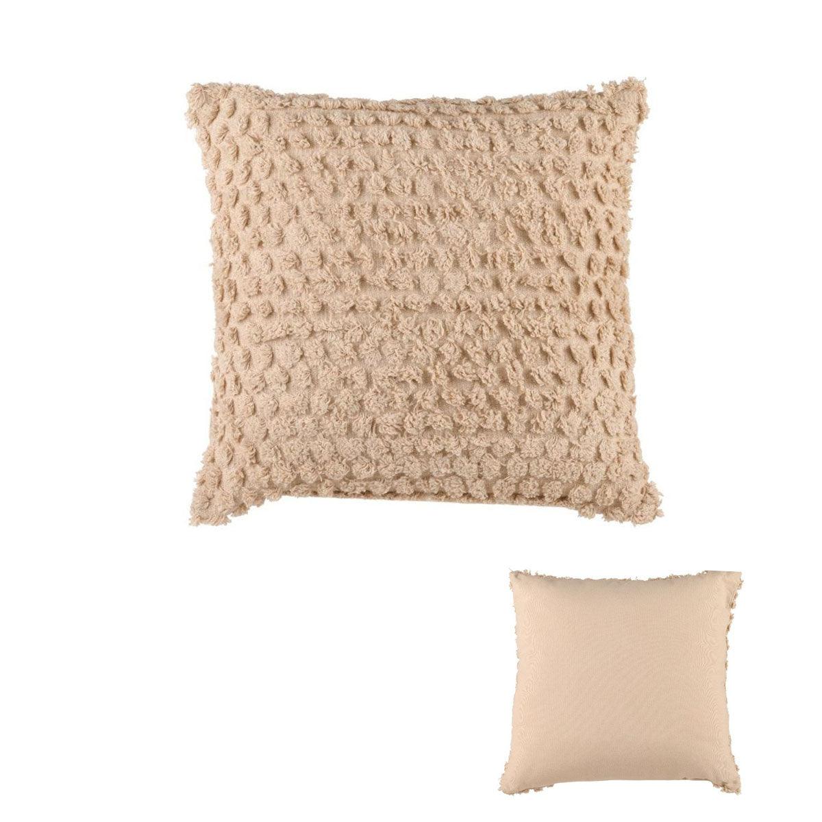 Accessorize Pippa Stone Square Filled Cushion 45cm x 45cm - Harrogates