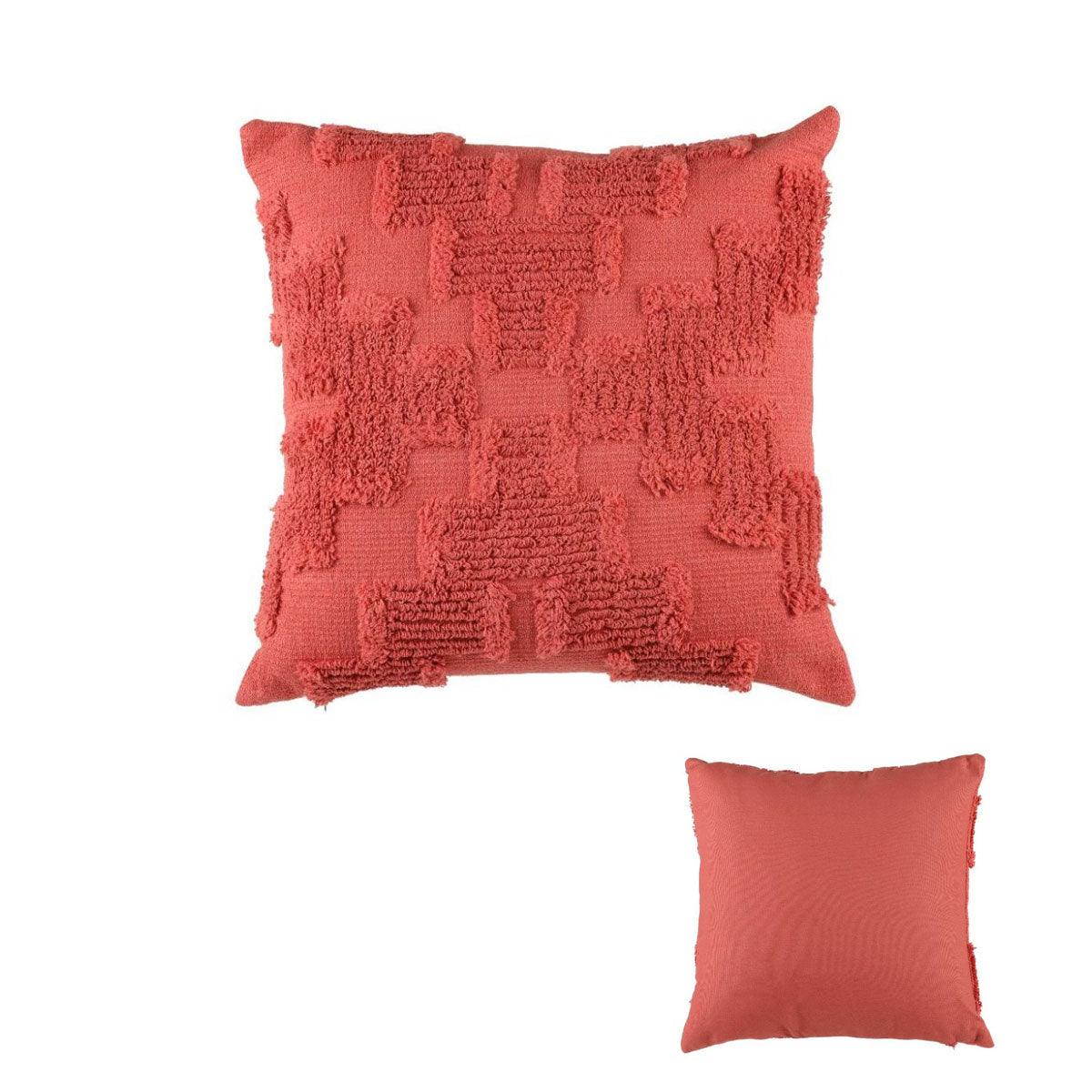Accessorize Roseto Red Square Filled Cushion 45cm x 45cm - Harrogates
