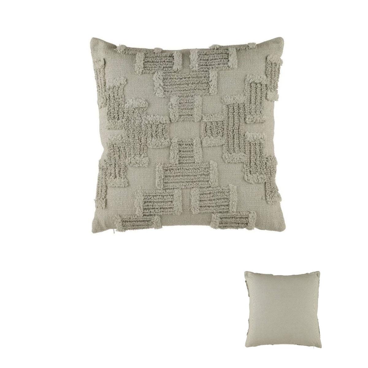 Accessorize Roseto Sage Square Filled Cushion 45cm x 45cm - Harrogates