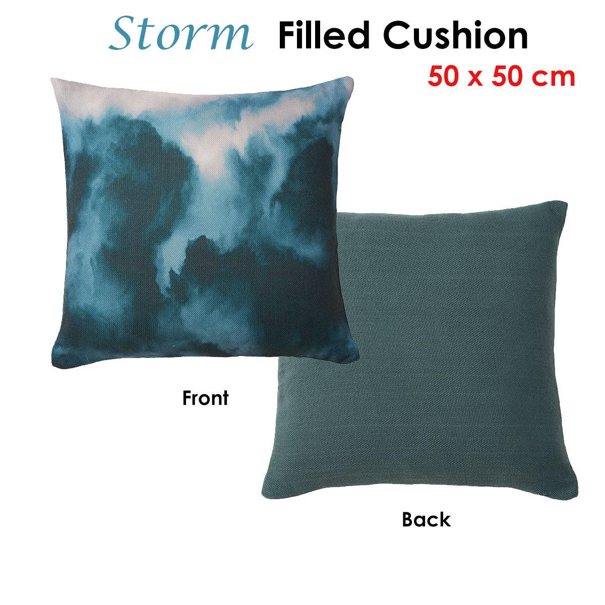 Accessorize Storm Filled Cushion 50 x 50 cm - Harrogates
