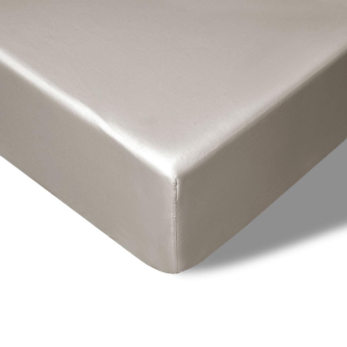 Accessorize 400TC Stone Bamboo Cotton Fitted Sheet 40cm Wall Single - Harrogates