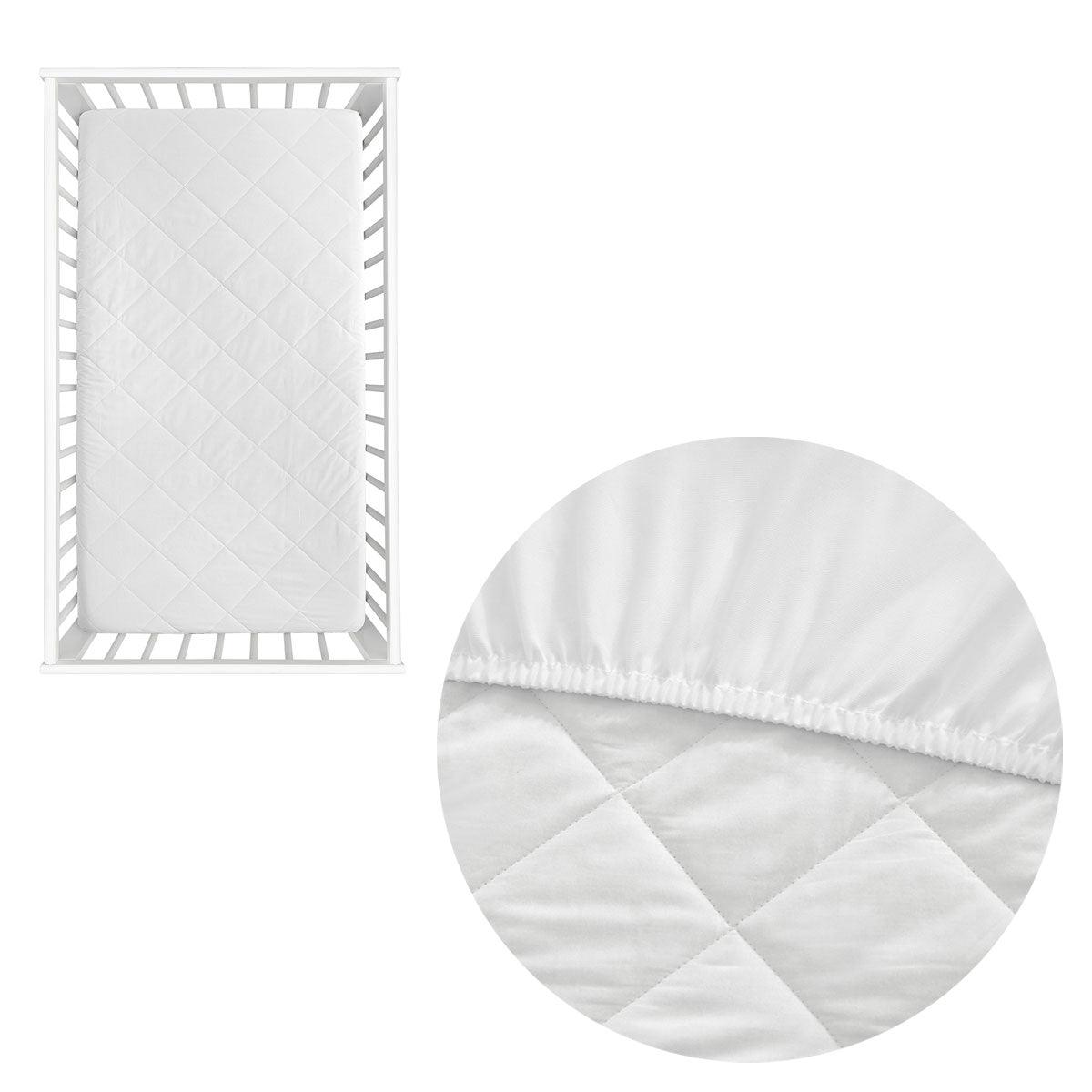 Little Gem 100% Cotton Cot Mattress Protector - Harrogates