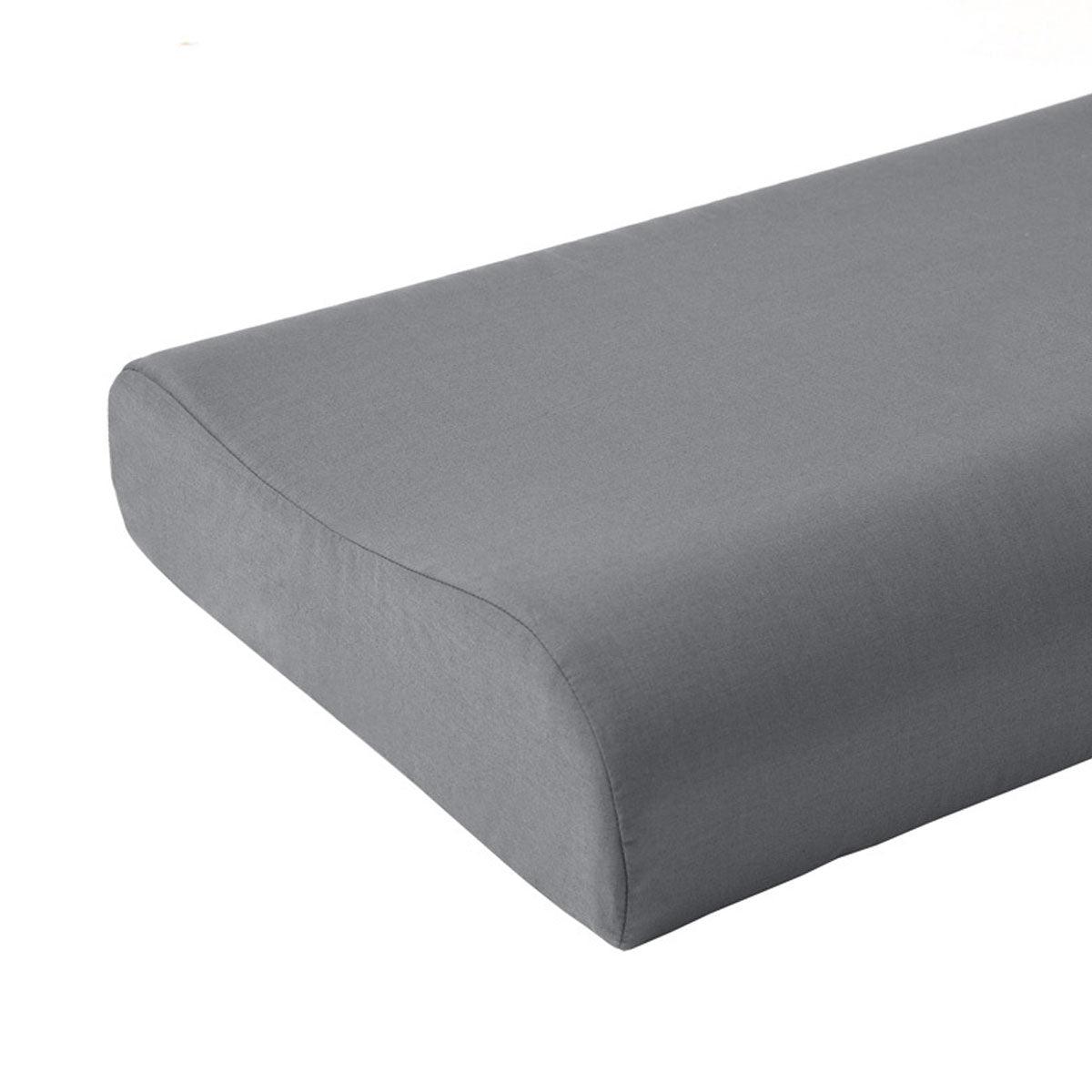 Accessorize Charcoal Cotton Rich Contour Pillowcase 40x60x12cm - Harrogates