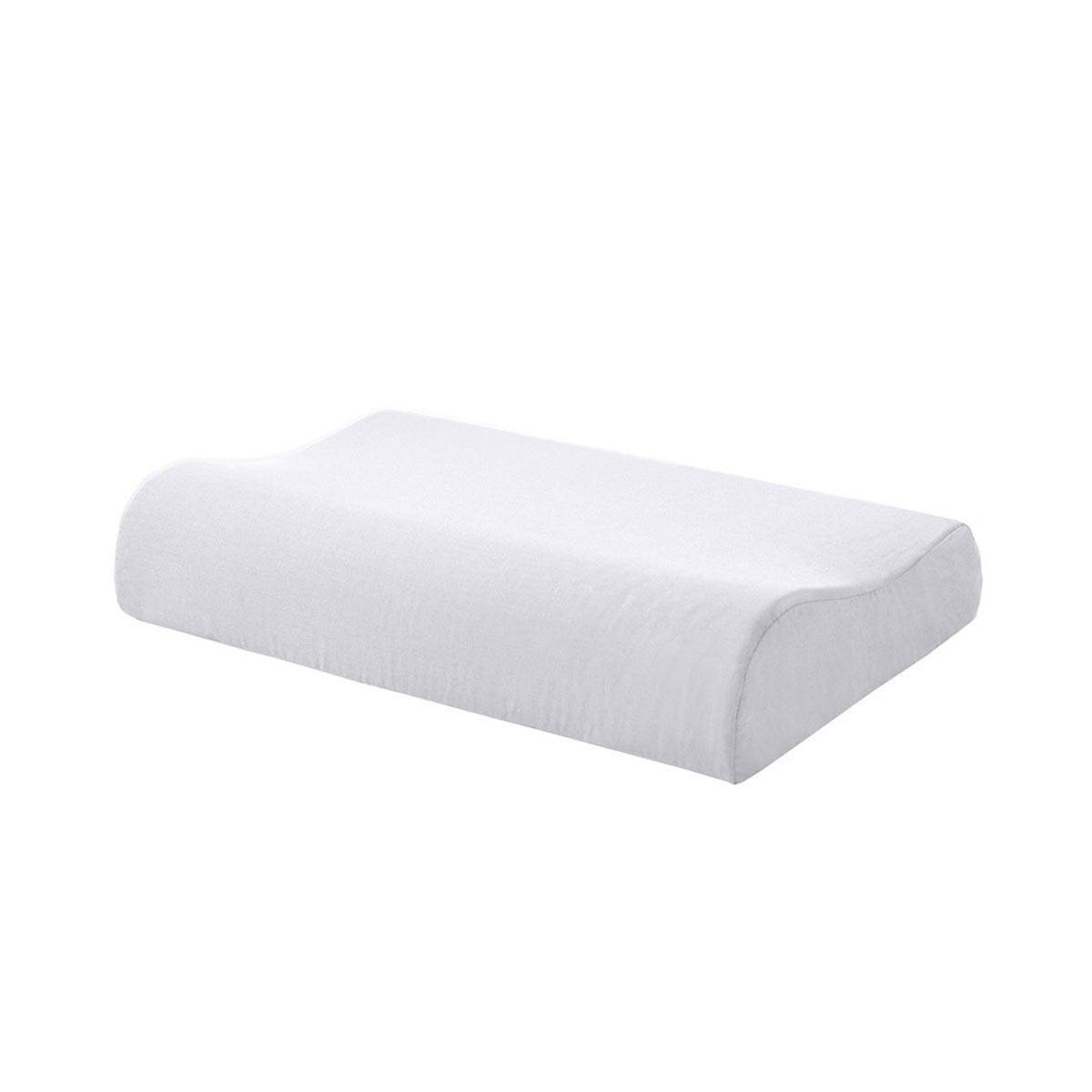 Accessorize White Cotton Rich Contour Pillowcase 40x60x12cm - Harrogates