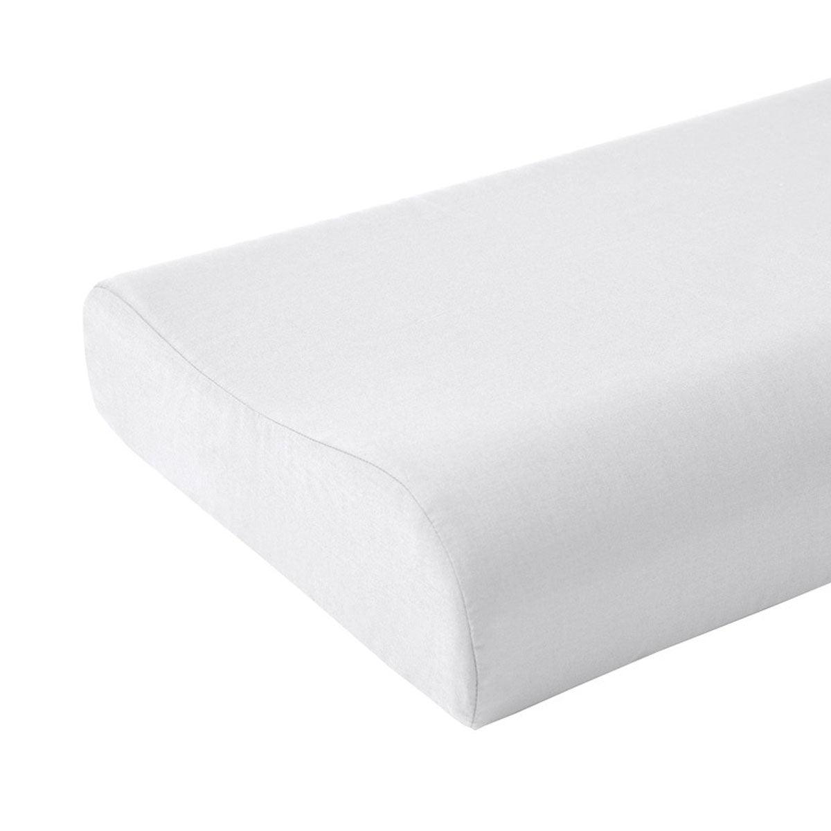 Accessorize White Cotton Rich Contour Pillowcase 40x60x12cm - Harrogates