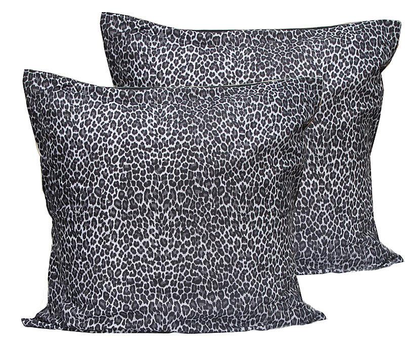 Accessorize 2 Pce LEOPARD European Pillowcase - Harrogates
