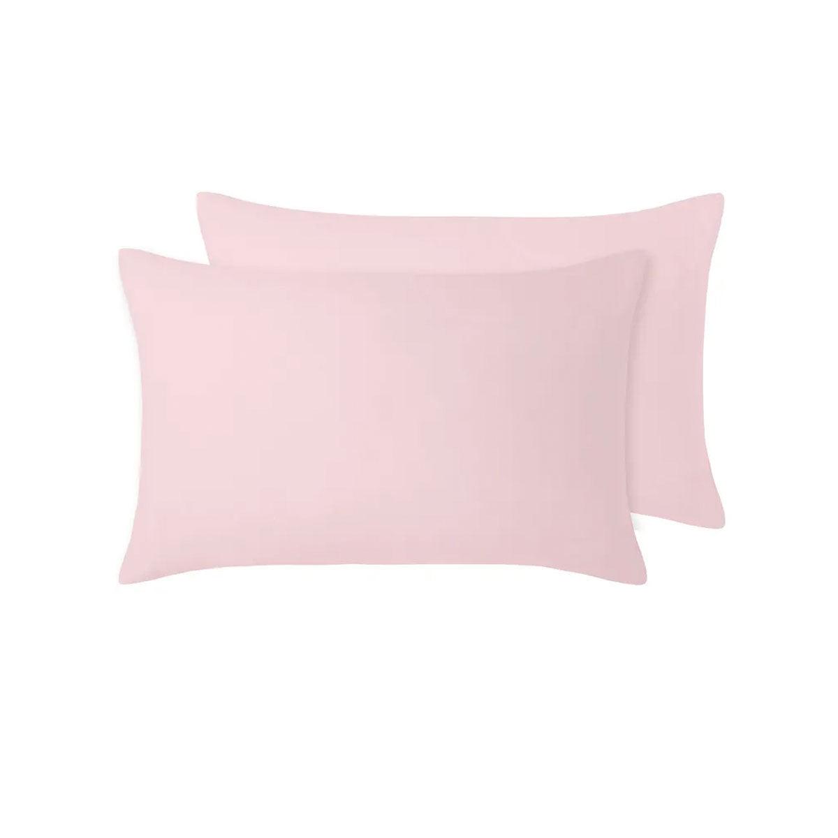 Vintage Design Homewares 100% Linen Pair of Standard Pillowcases Blush 48 x 73 cm - Harrogates