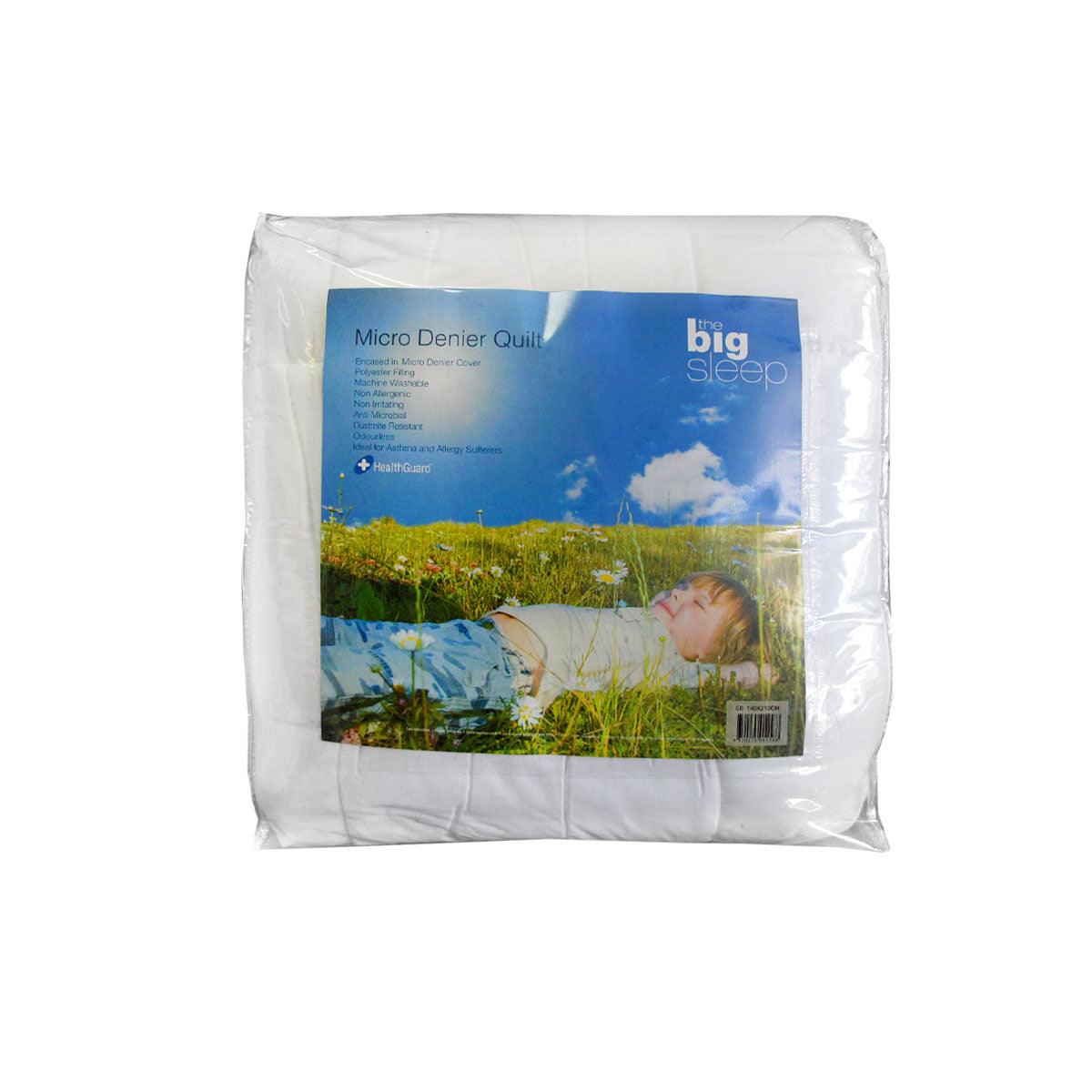 Big Sleep 300GSM Asthma and Allergy Sufferers Micro Denier Quilt Single - Harrogates