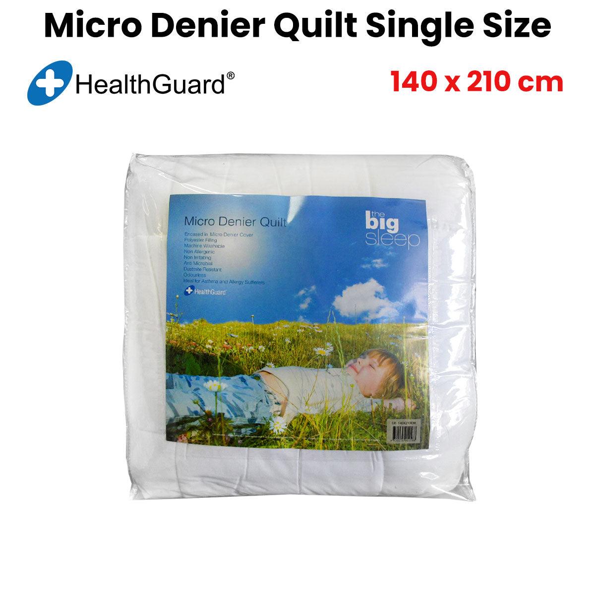 Big Sleep 300GSM Asthma and Allergy Sufferers Micro Denier Quilt Single - Harrogates