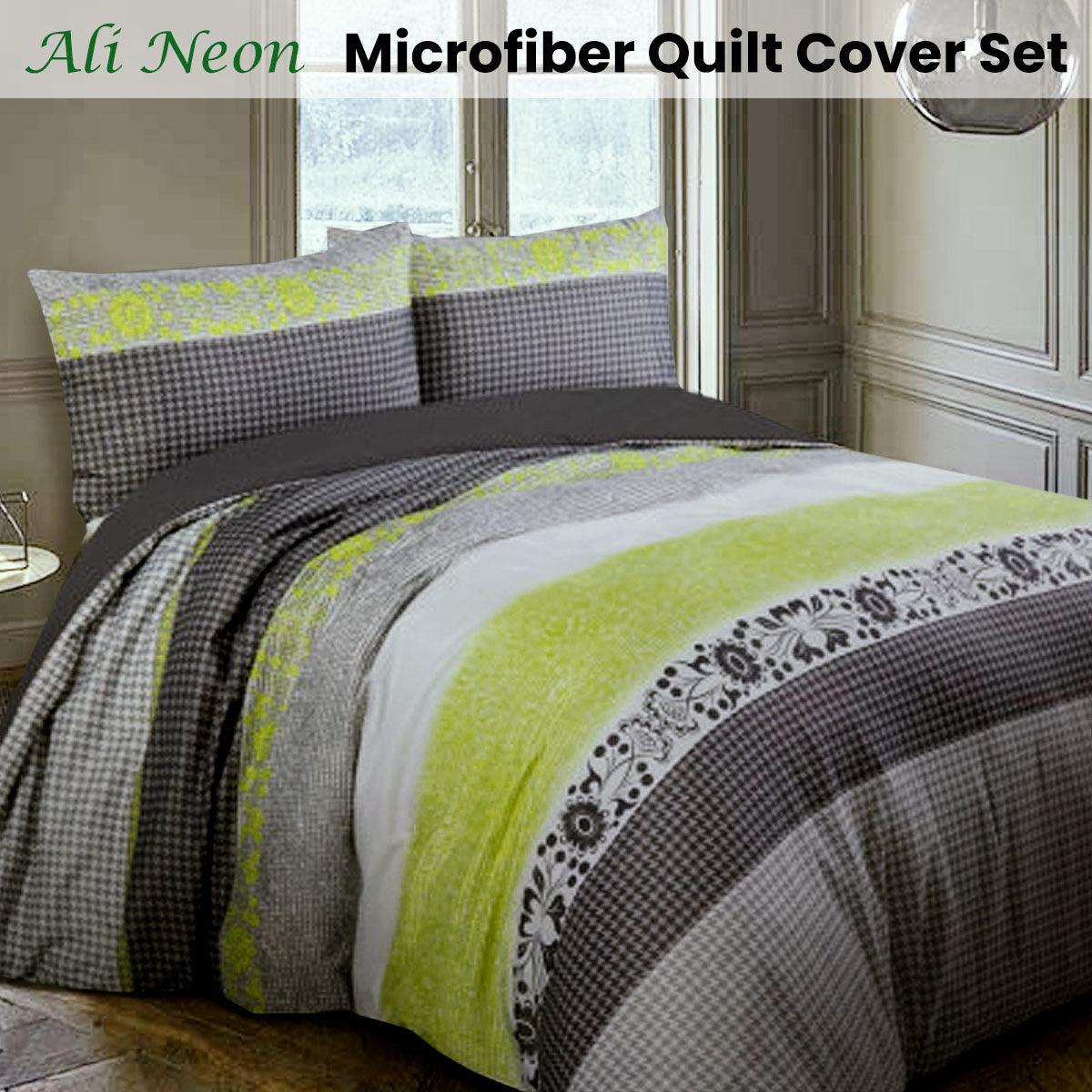 Big Sleep Ali Neon Quilt Cover Set Double - Harrogates