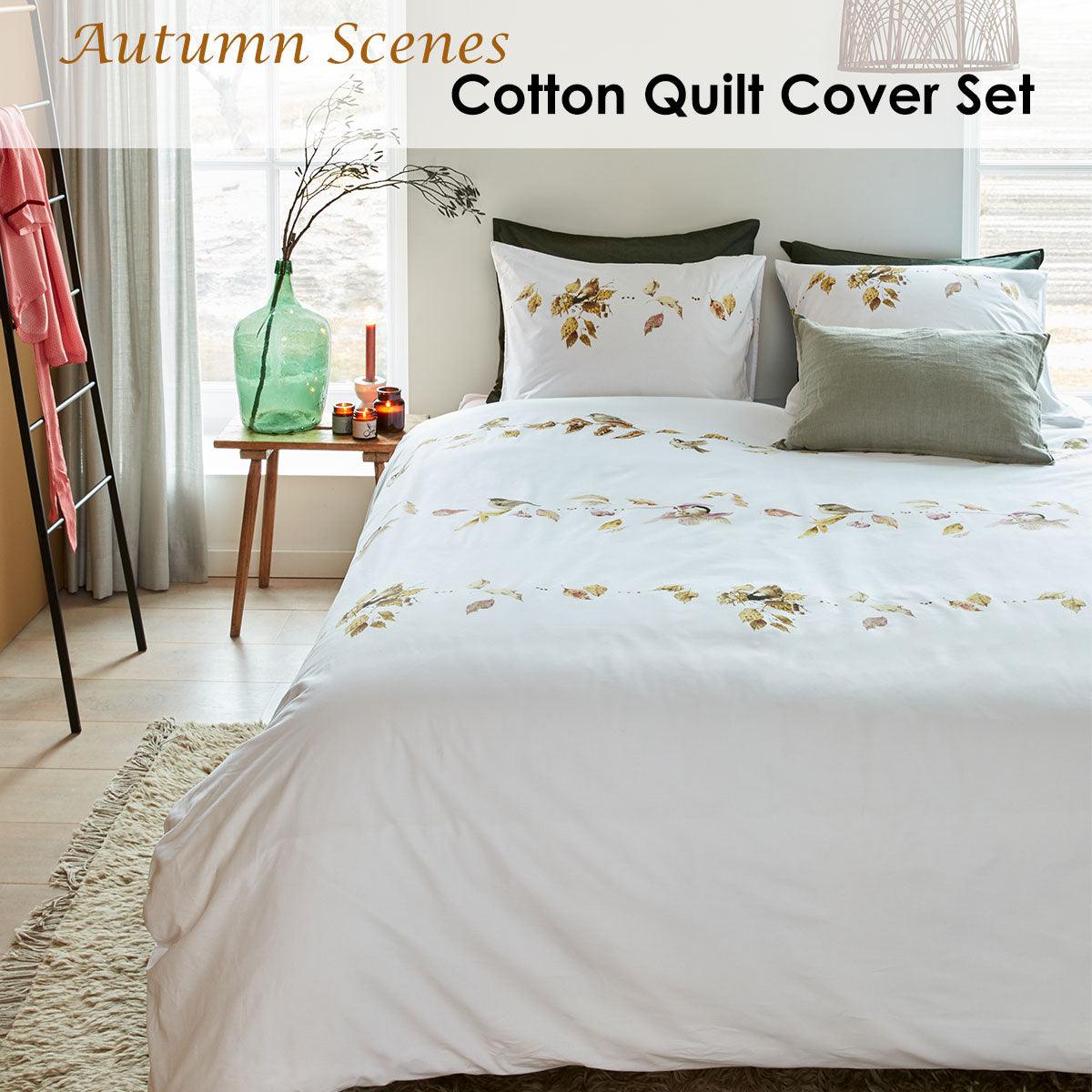 Marjolein Bastin Autumn Scenes Cotton Quilt Cover Set Queen - Harrogates
