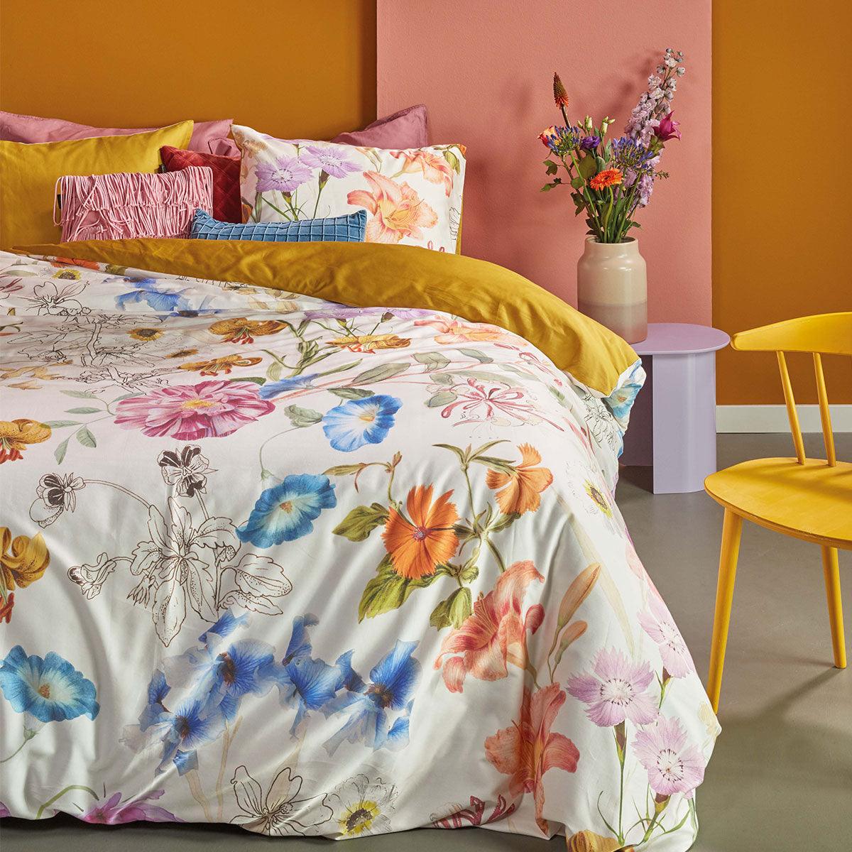 Bedding House Beau Multi Cotton Sateen Quilt Cover Set King - Harrogates