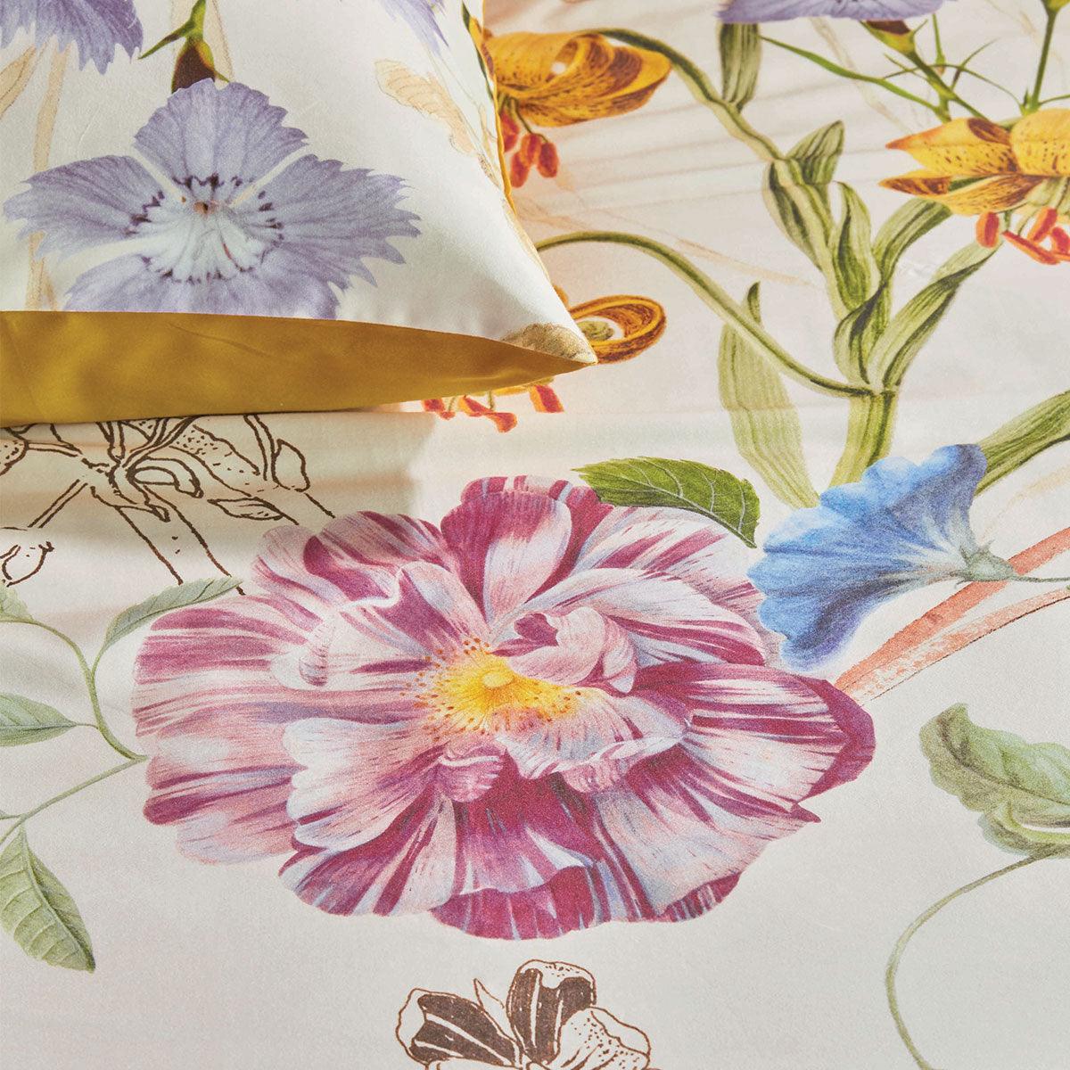 Bedding House Beau Multi Cotton Sateen Quilt Cover Set Queen - Harrogates