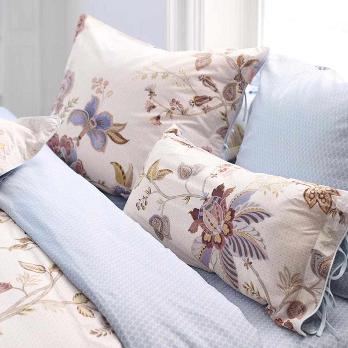 PIP Studio Cece Fiore White Cotton Quilt Cover Set Queen - Harrogates