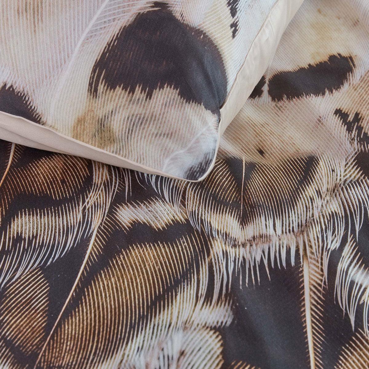 Bedding House Giselle Natural Cotton Sateen Quilt Cover Set Queen - Harrogates