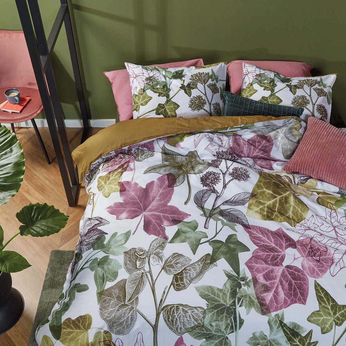 Bedding House Ivy Multi Cotton Quilt Cover Set Queen - Harrogates