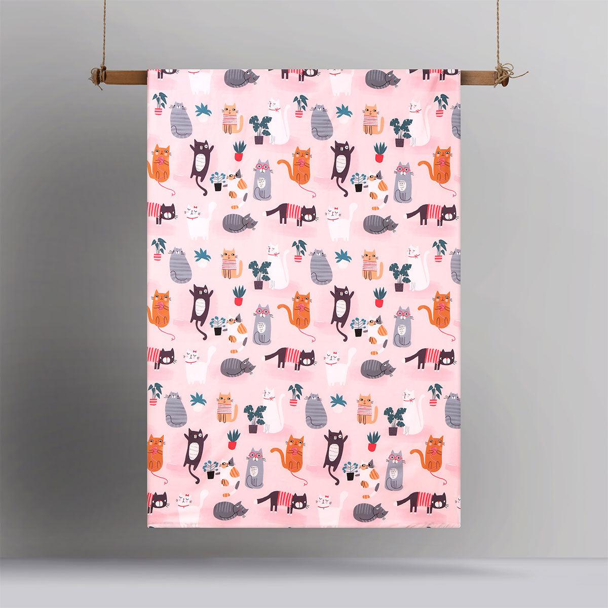 Happy Kids Miaow Glow in the Dark Quilt Cover Set Single - Harrogates