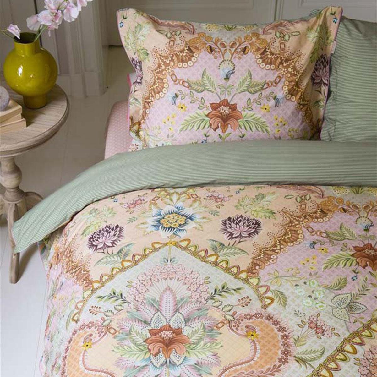 PIP Studio Saluti Grandi Pastel Cotton Quilt Cover Set Queen - Harrogates