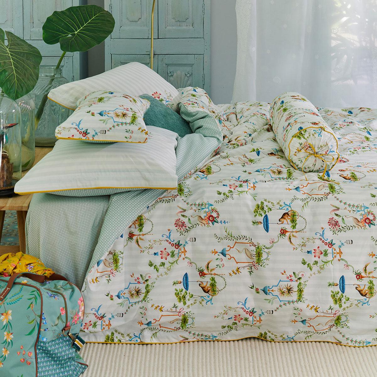 PIP Studio Singerie White Cotton Quilt Cover Set King - Harrogates